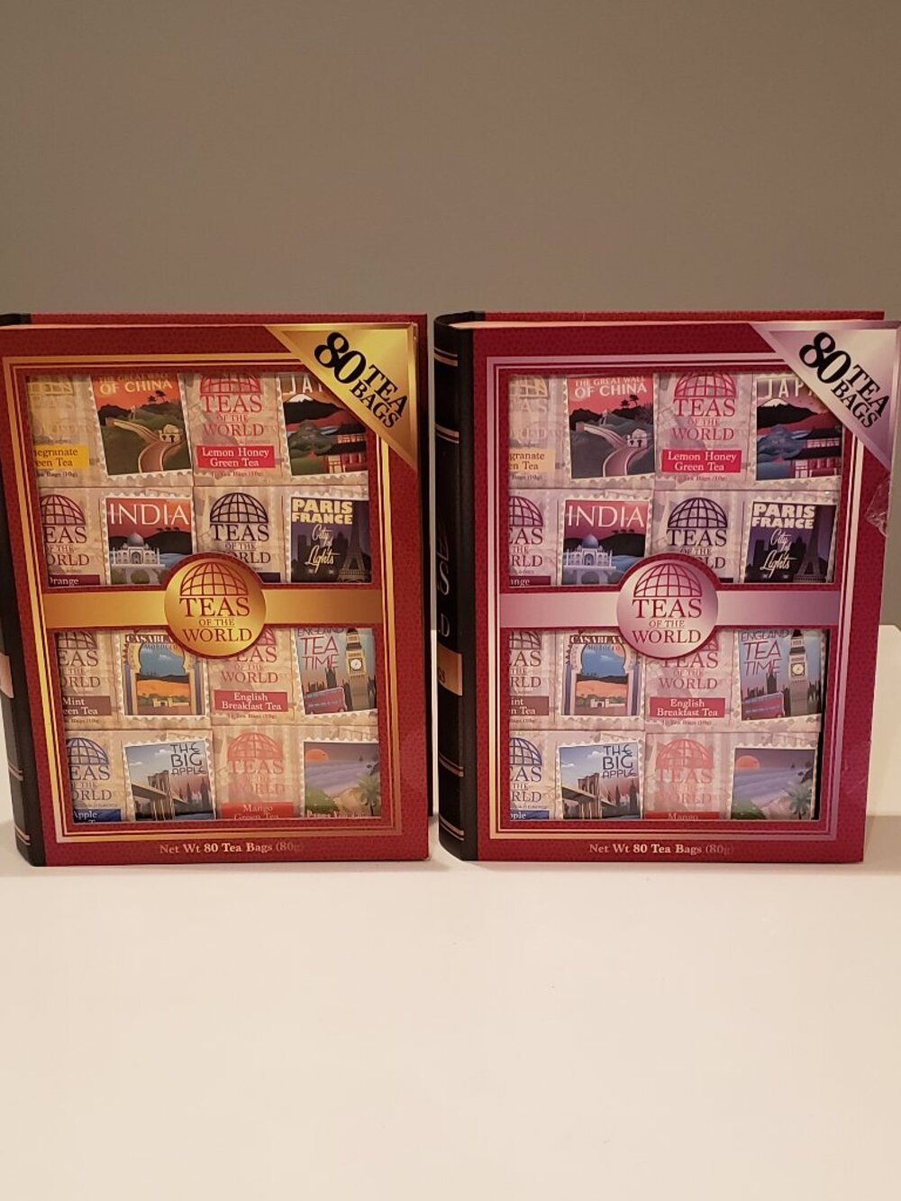 Teas of the World  80 Tea Bags - Two Sets